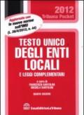 Testo unico degli enti locali e leggi complementari