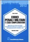 Codici penali militari e leggi complementari