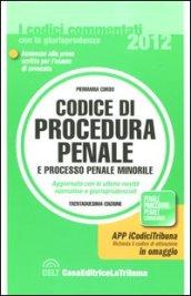 Codice di procedura penale e processo penale minorile