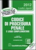 Codice di procedura penale e leggi complementari