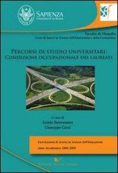 Percorsi di studio universitari: condizione occupazionale dei laureati