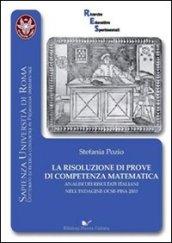 La risoluzione di prove di competenza matematica. Analisi dei risultati italiani nell'indagine OCSE (Pisa, 2003)