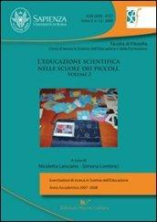 L'educazione scientifica nelle scuole dei piccoli: 2