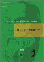 Il contributo (2012): 3