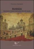 Russia: Momenti di storia nazionale XIX-XX secolo
