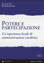 Potere e partecipazione. Un'esperienza locale di amministrazione condivisa