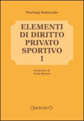 Elementi di diritto privato sportivo. 1.