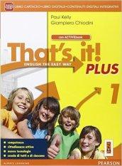 That's it! Plus. Con CiviltàLIM. Per la Scuola media. Con e-book. Con espansione online. Con libro