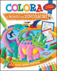 Colora il mondo dei dinosauri