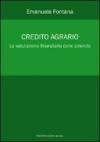 Credito agrario. La valutazione finanziaria delle aziende