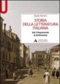 Storia della letteratura italiana. Dal Cinquecento al Settecento