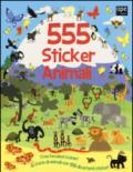 555 sticker animali