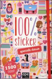 Speciale diario. 100% sticker. Con adesivi