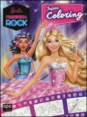 Barbie principessa rock. Super coloring