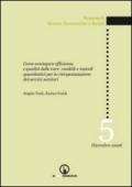 Come coniugare efficienza e qualità delle cure. Modelli e metodi quantitativi per la riorganizzazione dei servizi sanitari