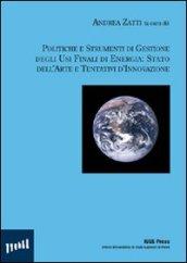 Politiche e strumenti di gestione degli usi finali di energia: stato dell'arte e tentativi d'innovazione