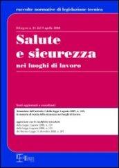 Salute e sicurezza nei luoghi di lavoro