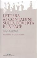 Lettera ai contadini sulla povertà e la pace