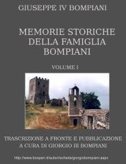 Memorie storiche della famiglia Bompiani: 1