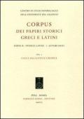 Corpus dei papiri storici greci e latini. Parte B. Storici latini. Vol. 1: Autori noti. Caius Sallustius Crispus.