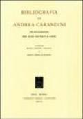 Bibliografia di Andrea Carandini