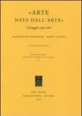 «Arte nata dall'arte». Carteggio 1956-1966