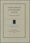 Sainte-Beuve e de Musset latini