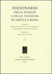 Dizionario delle scienze e delle tecniche di Grecia e Roma