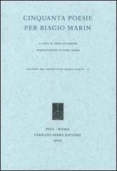 Cinquanta poesie per Biagio Marin