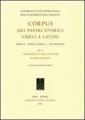 Corpus dei papiri storici greci e latini. Parte A. Storici greci. Vol. 1: Autori noti. I frammenti delle opere di Senofonte.