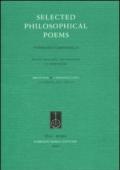 Selected philosophical poems