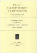 Gasparo Gozzi (1713-2013). Epistole e altre lettere