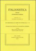 In memoria di Bruno Porcelli. Vol. 2: Studi da Dante ai nostri giorni.