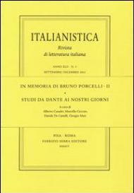 In memoria di Bruno Porcelli. Vol. 2: Studi da Dante ai nostri giorni.