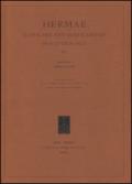 Hermae. Scholars and scholarship in papyrology 4. Ediz. italiana, inglese e francese