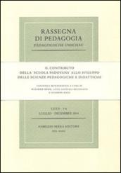 Il contributo della «Scuola padovana» allo sviluppo delle scienze pedagogiche e didattiche