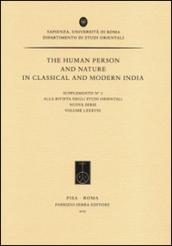 The human person and nature in classical and modern India