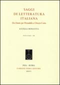 Saggi di letteratura italiana. Da Dante per Pirandello a Orazio Costa