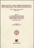 Acta S. Congregationis de Propaganda Fide pro Terra Sancta. 3.1847-1851