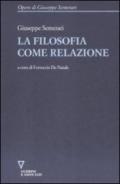 La filosofia come relazione