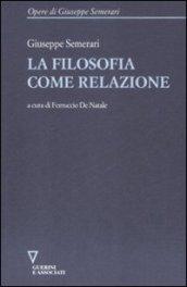 La filosofia come relazione