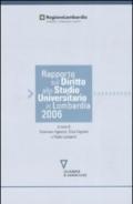 Rapporto sul diritto allo studio universitario in Lombardia 2006