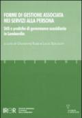 Forme di gestione associata nei servizi alla persona. Stili e pratiche di governance sussidiaria in Lombardia