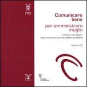 Comunicare bene per amministrare meglio. 5.Il Premio Comunicami: verso una comunicazione eccellente