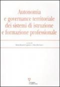 Autonomia e governance territoriale dei sistemi d'istruzione e formazione professionale