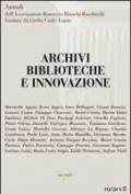 Archivi, biblioteche e innovazione