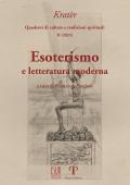 Kratèr. Quaderni di culture e tradizioni spirituali (2023). Vol. 2: Esoterismo e letteratura moderna