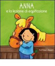 Anna e la lezione di equitazione