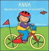 Anna impara ad andare in bicicletta