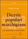 Dicerie popolari marchigiane tra Ottocento e Novecento